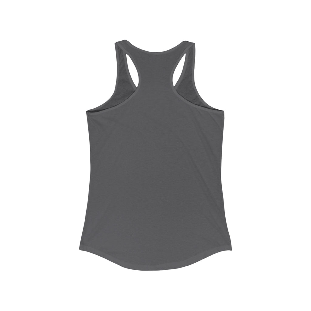 Bold Tattoo Statement Racerback Tank for Empowered Women, Casual Wear, Workout Top, Unique Gift, Festival Attire, Trendy Summer Tee