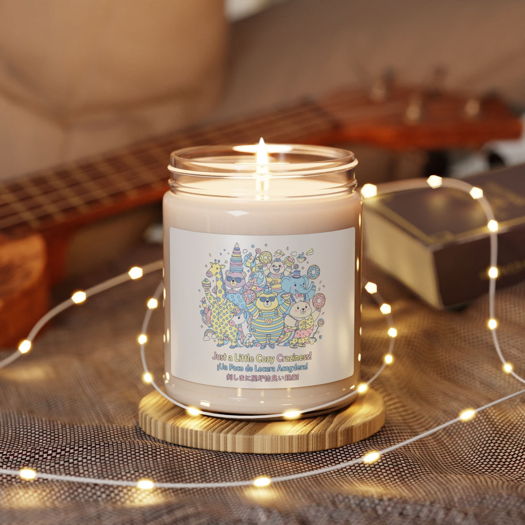 Tiny Monster Humor Candle | Mildly Unhinged Cute, pastel chaotic kawaii