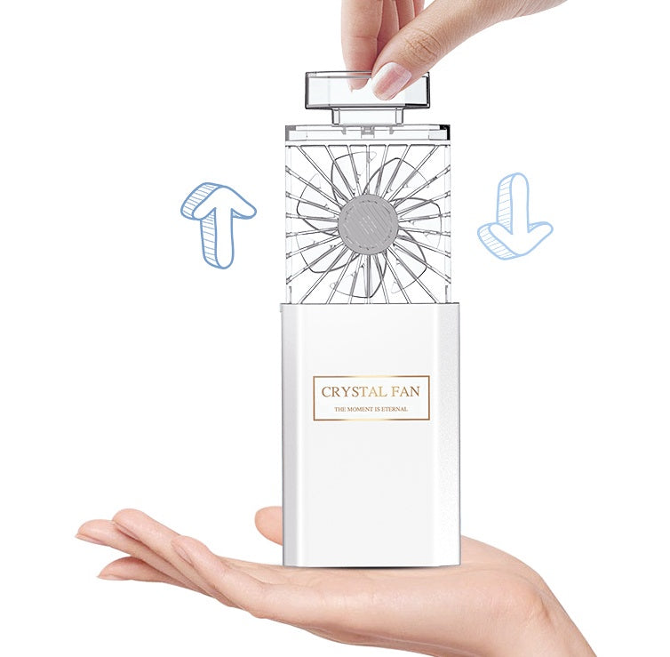 Portable Perfume Fan – USB Rechargeable Fragrance Diffuser