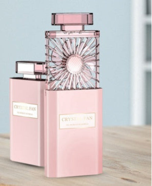 Portable Perfume Fan – USB Rechargeable Fragrance Diffuser