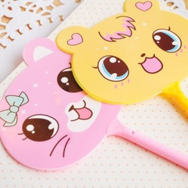 2 Pcs Creative Ballpoint Pens cartoon fan