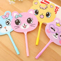 2 Pcs Creative Ballpoint Pens cartoon fan