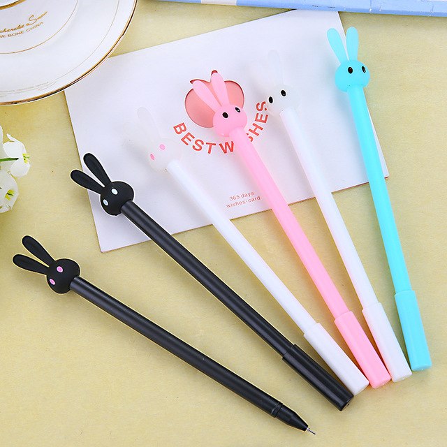 4 Pcs/lot Cartoon Rabbit Gel pens cute gel pen