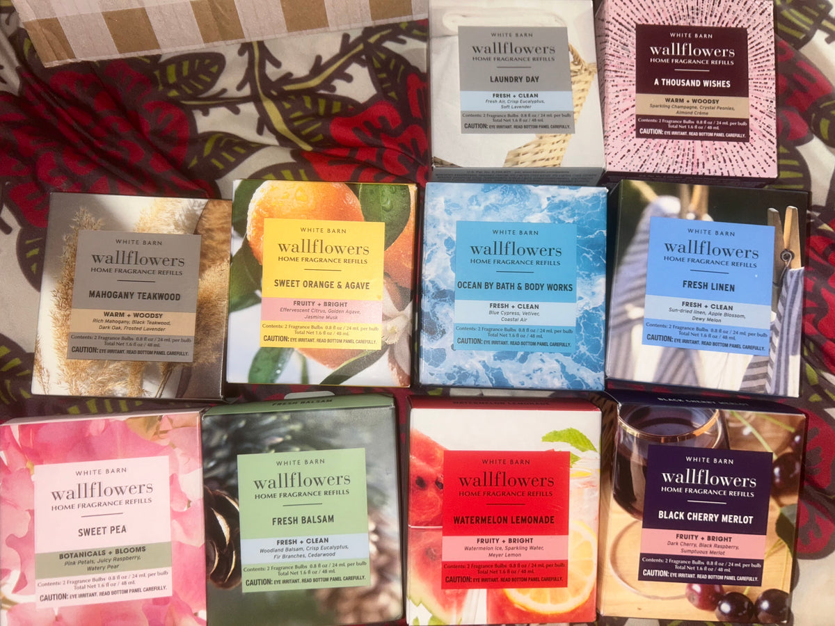 Bath & Body Works Wallflowers Refill Bulbs 2 Pack 0.8 fl oz Assorted Scents