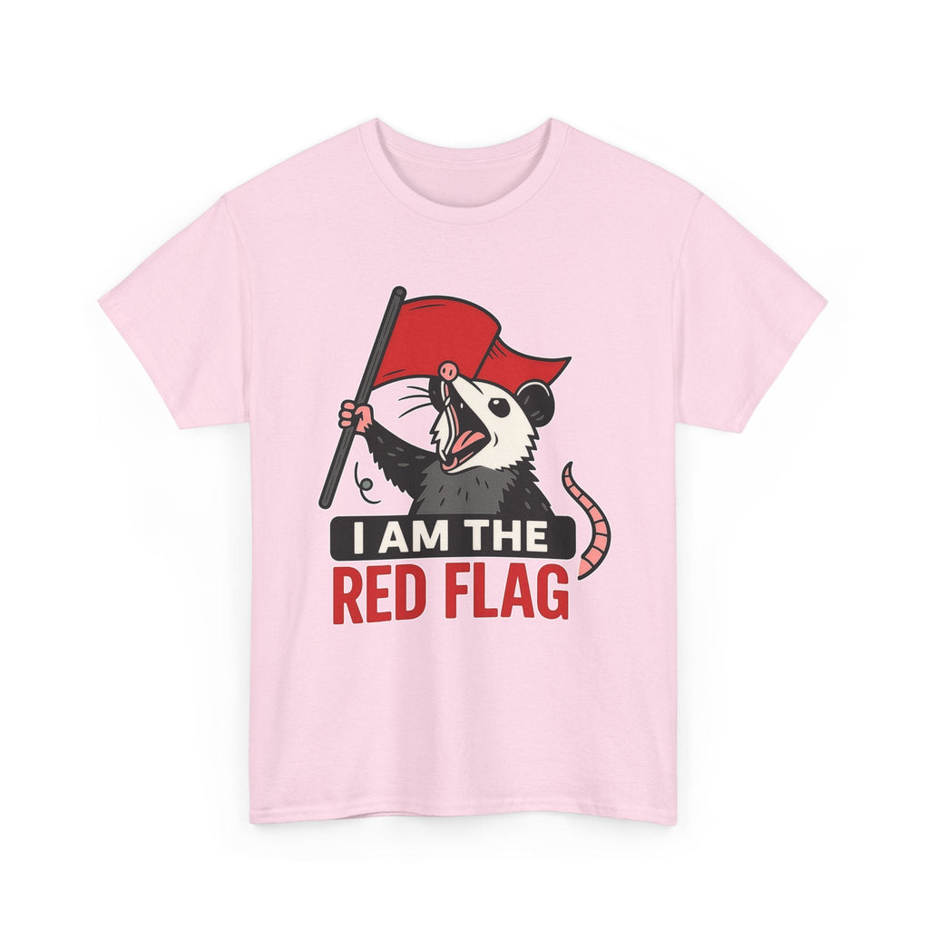 T-Shirt — "I Am The Red Flag" Possum Graphic Tee