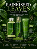 Rain kissed leaves bath & body works trio