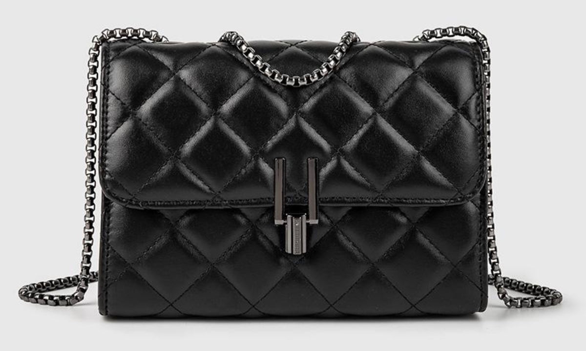 Black Quilted Shoulder Bag