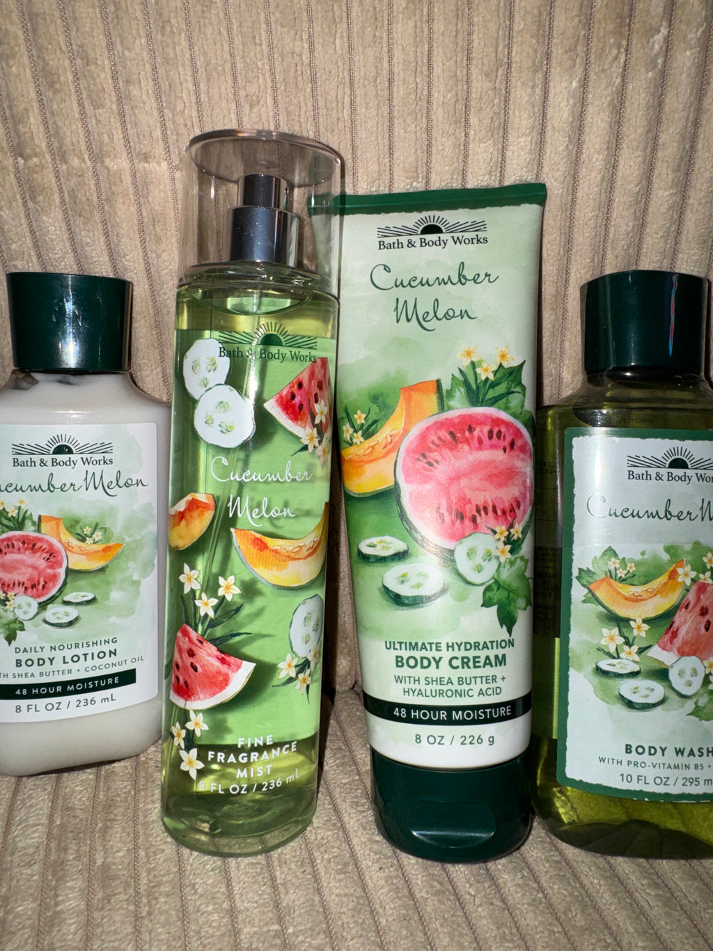 Cucumber melon bath & body