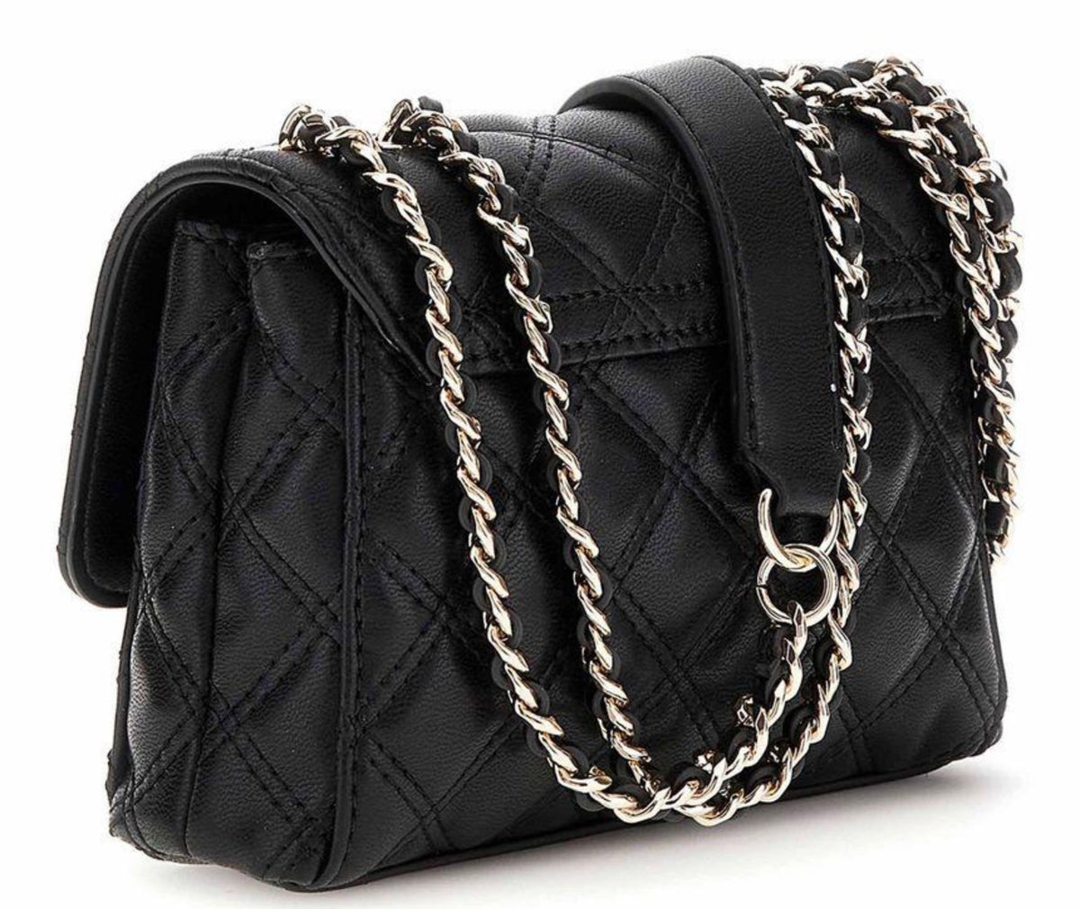 Black Quilted Shoulder Bag