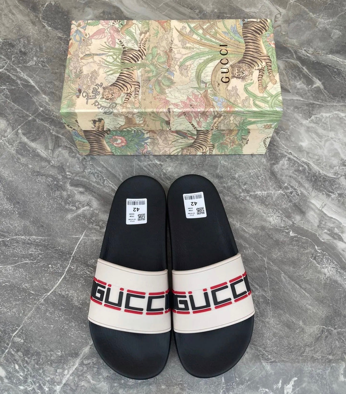 Gucci style slides
