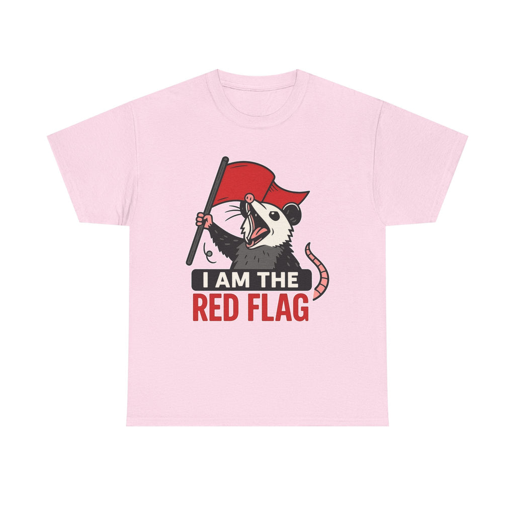 T-Shirt — "I Am The Red Flag" Possum Graphic Tee