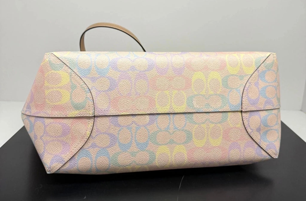 Coach rainbow tote