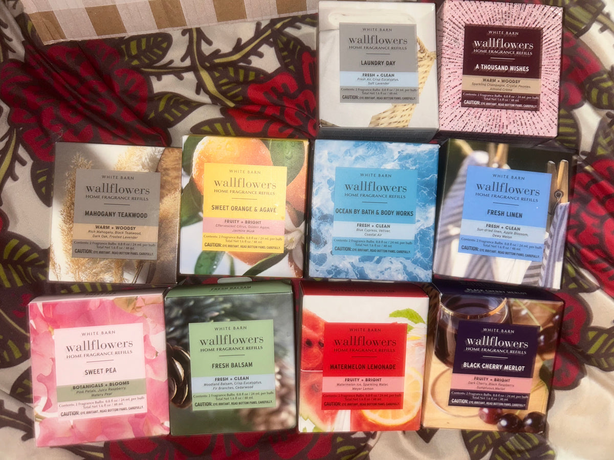 Bath & Body Works Wallflowers Refill Bulbs 2 Pack 0.8 fl oz Assorted Scents