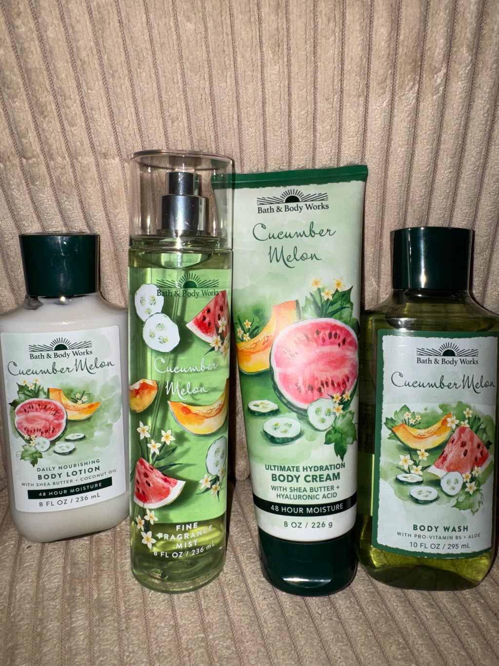 Cucumber melon bath & body