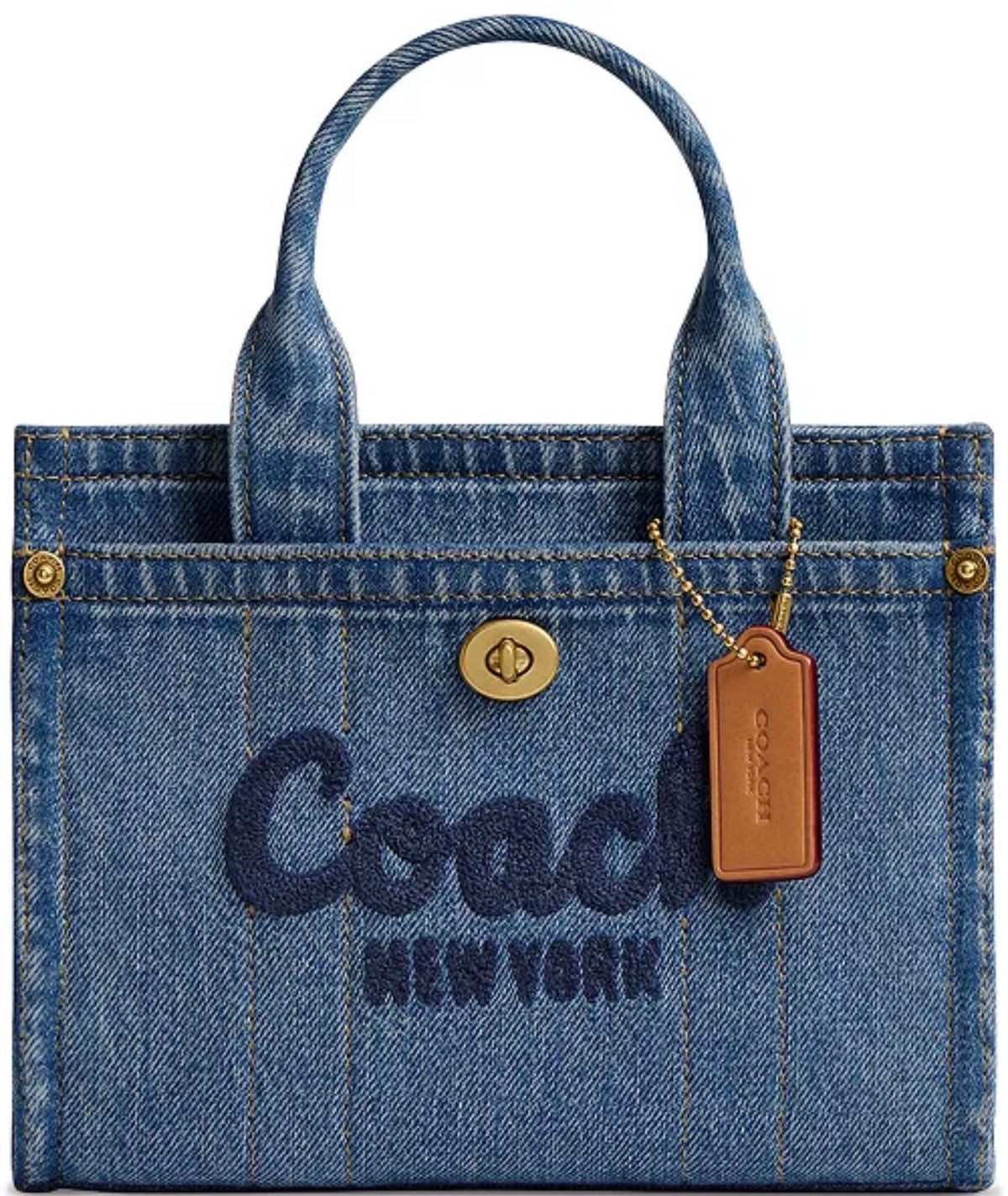 Mini Coach Denim tote
