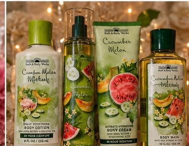 Cucumber melon bath & body