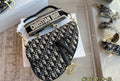 Luxury saddle crossbody bag