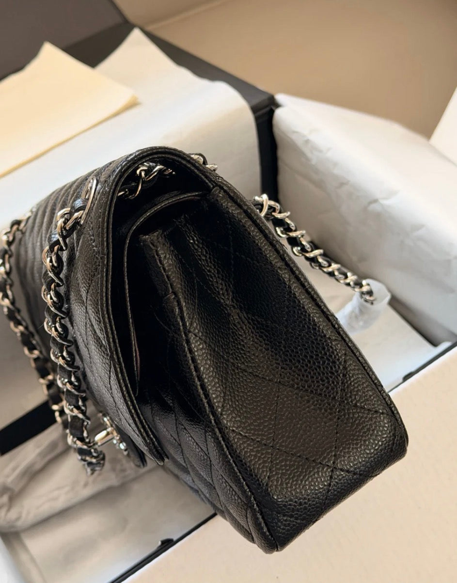 Classic Quilted Chain Crossbody Bag