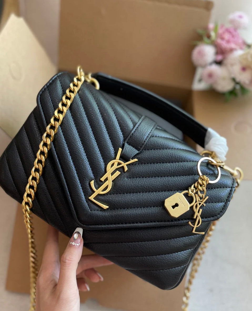 Elegant Quilted Chain Shoulder Bag