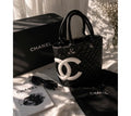 Luxury Quilted Top Handle Handbag