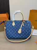 Blue Monogram Luxury Satchel Bag