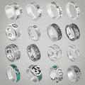 Gucci style rings