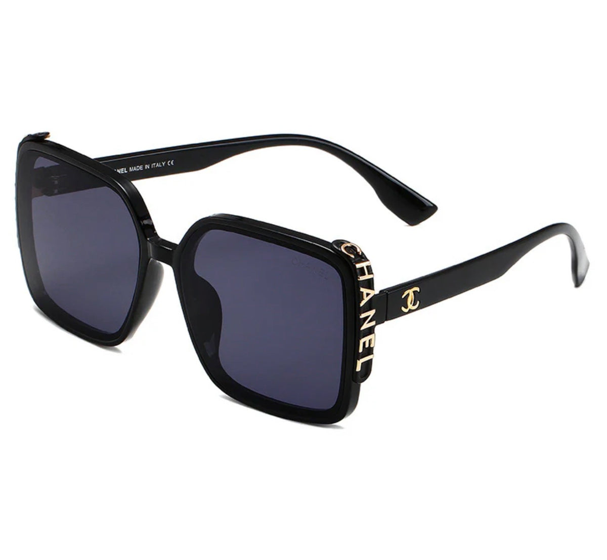 Square Black Fashion Sunglasses