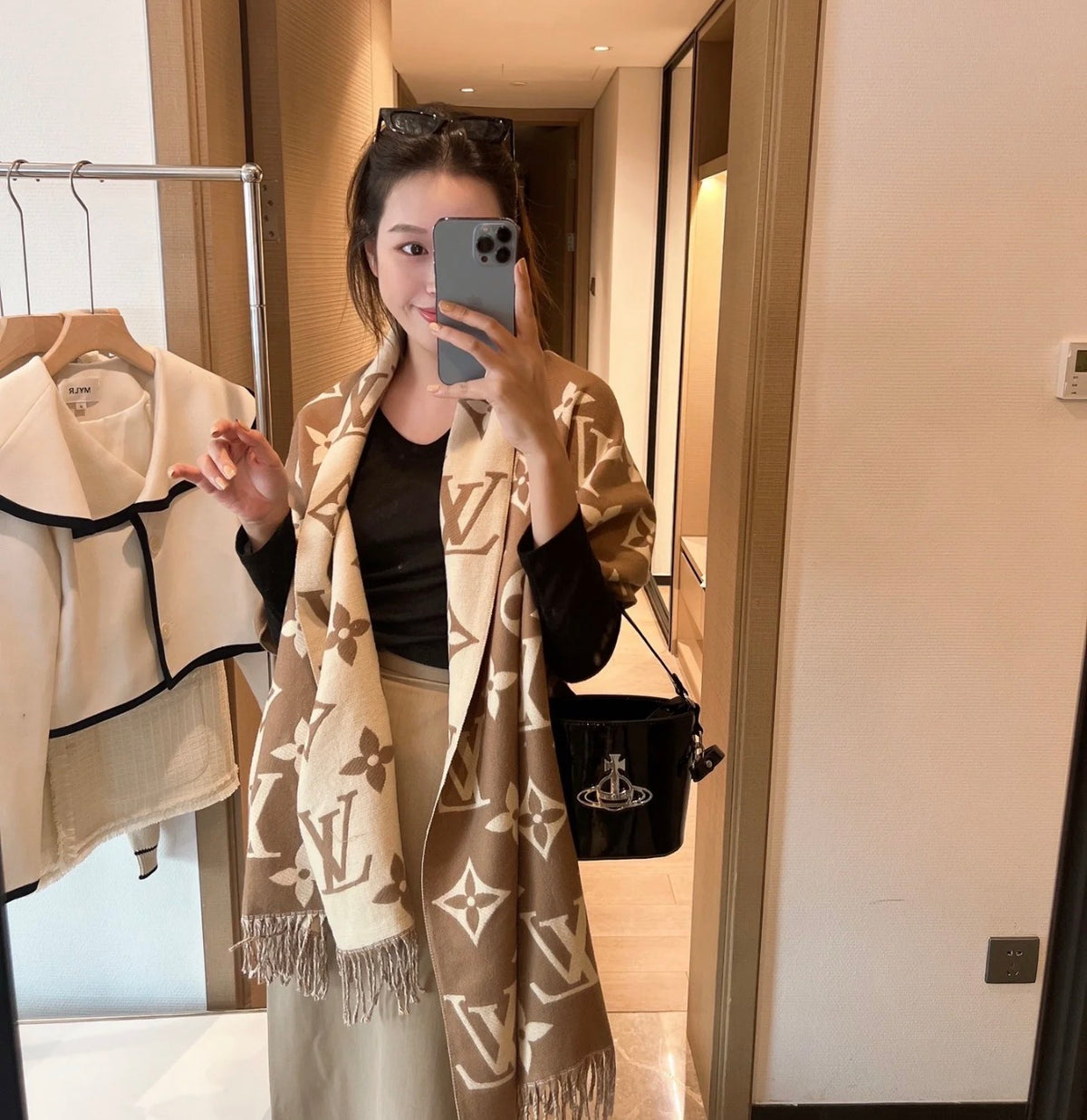 Monogram Fashion Scarf