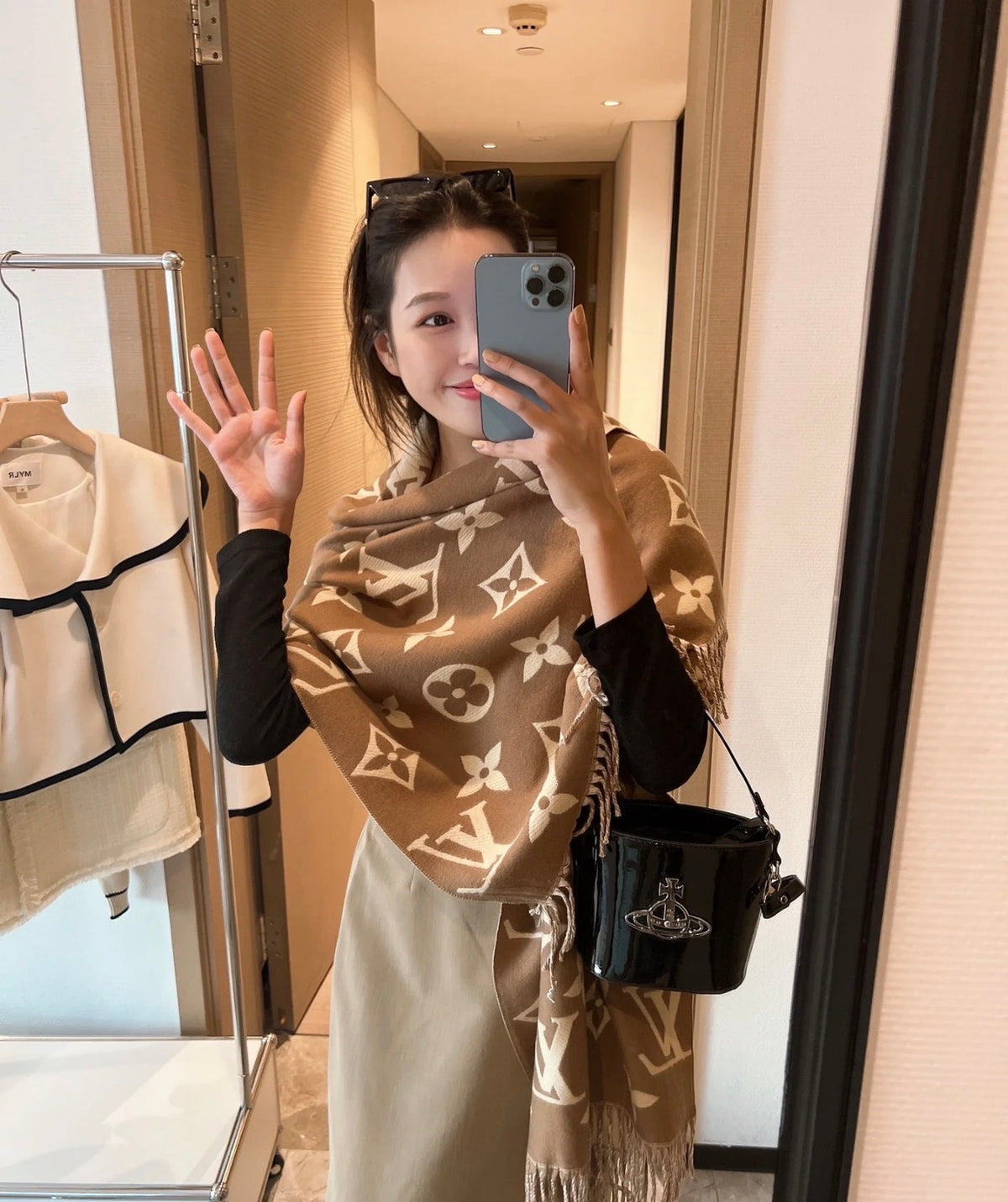 Monogram Fashion Scarf