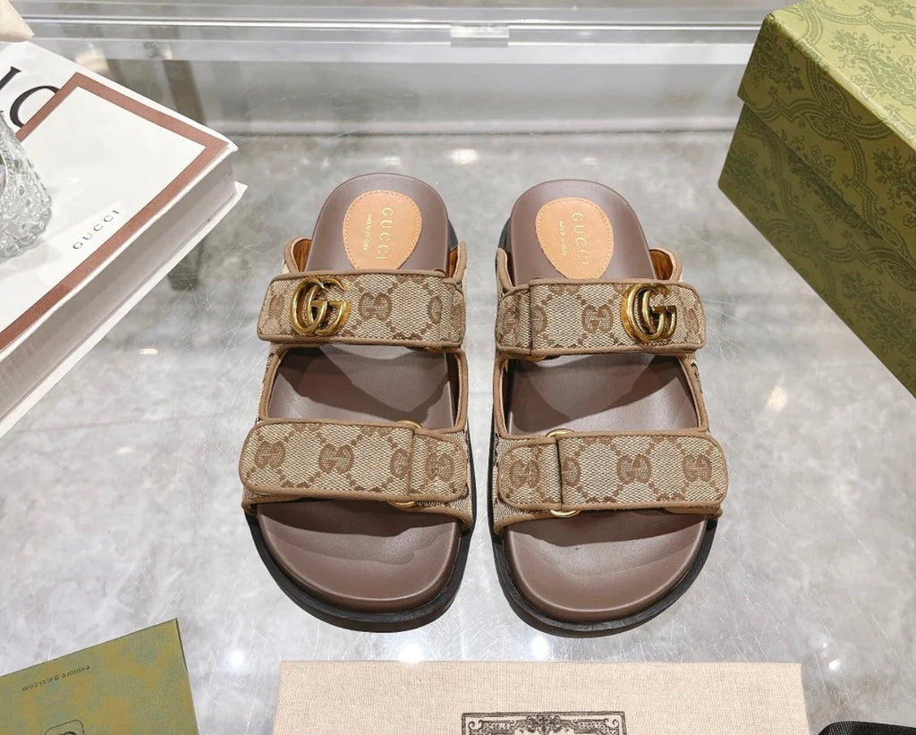 Monogram Platform Sandals