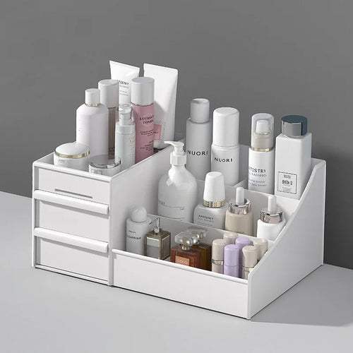 1pc Mens Fragrance Organizer, Perfume & Cologne Stand with Drawers,