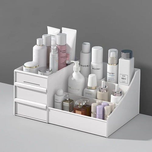 1pc Mens Fragrance Organizer, Perfume & Cologne Stand with Drawers,