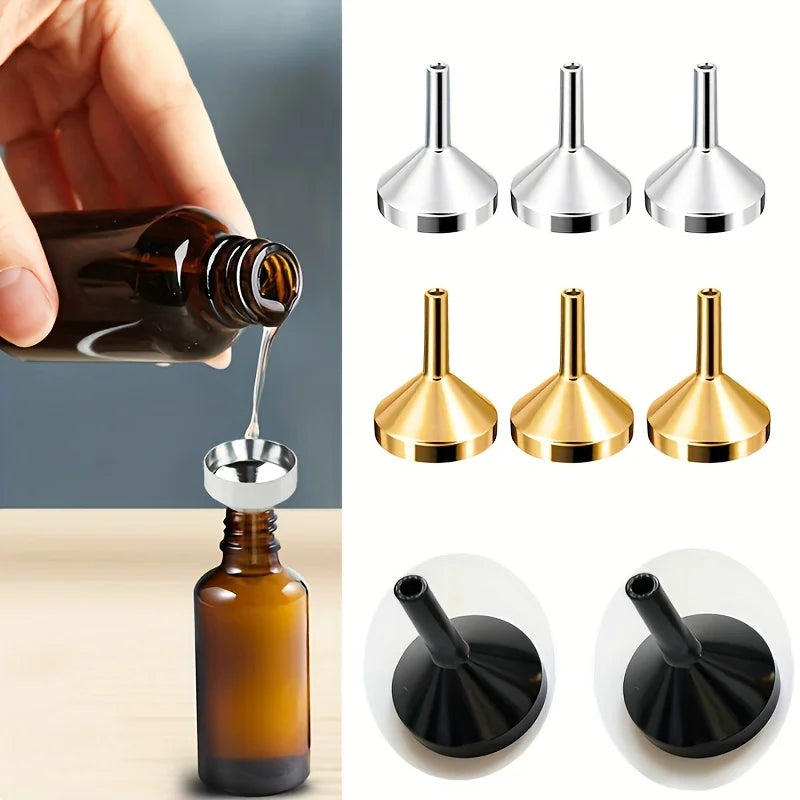 1/3/5pcs Refillable Perfume Bottle Funnel, Mini Perfume Travel Bottle