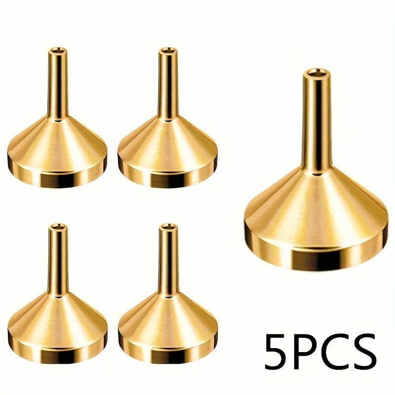 1/3/5pcs Refillable Perfume Bottle Funnel, Mini Perfume Travel Bottle